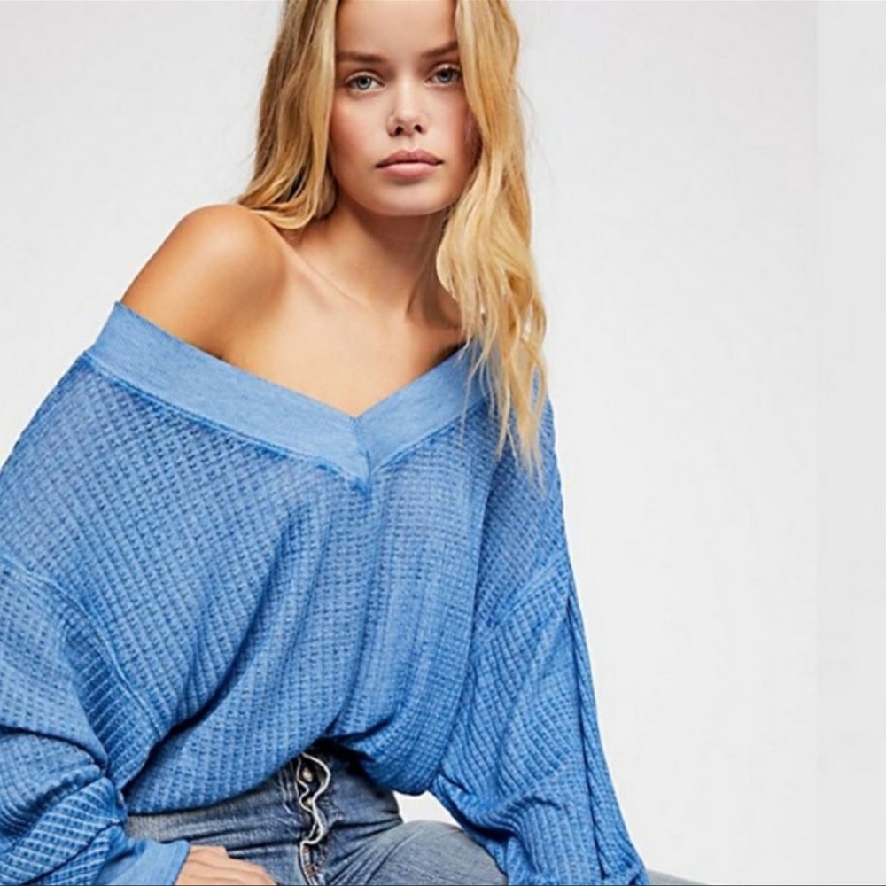 Free People We The Free Top Thermal Shirt